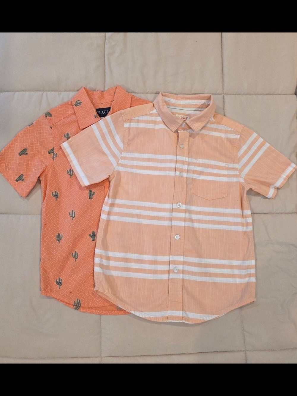 Boys Button Down Shirt Bundle Cat & Jack Children’s Place Size 5/6 6